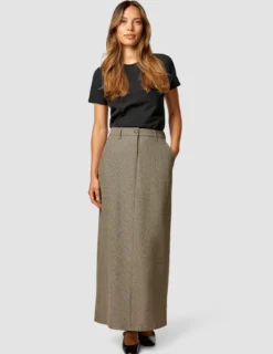 Essential Maxi Skirt Latte