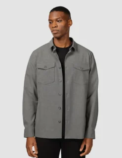 Essential Overshirt Cloud Grey