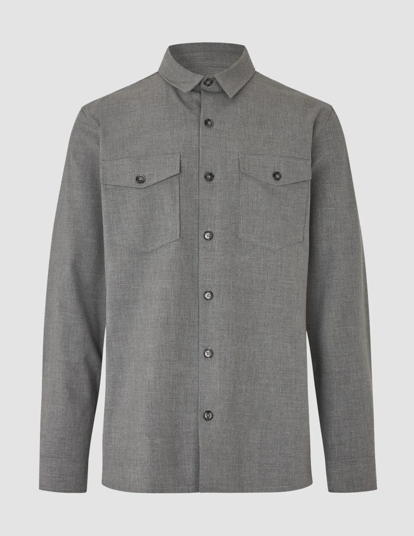 Essential Overshirt Cloud Grey