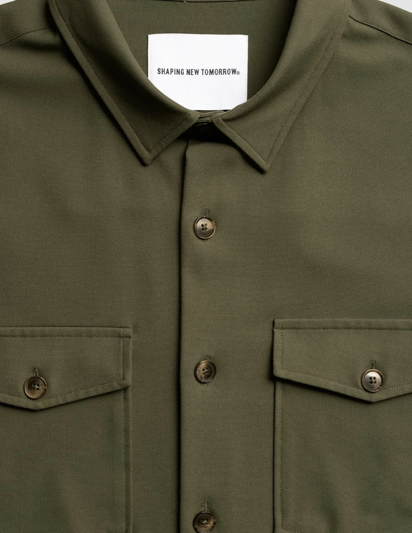 Essential Overshirt Clover Green