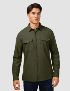 Essential Overshirt Clover Green