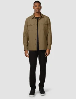Essential Overshirt Vintage Brown Melange