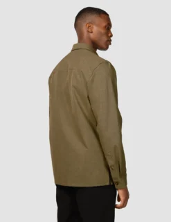 Essential Overshirt Vintage Brown Melange