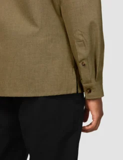 Essential Overshirt Vintage Brown Melange