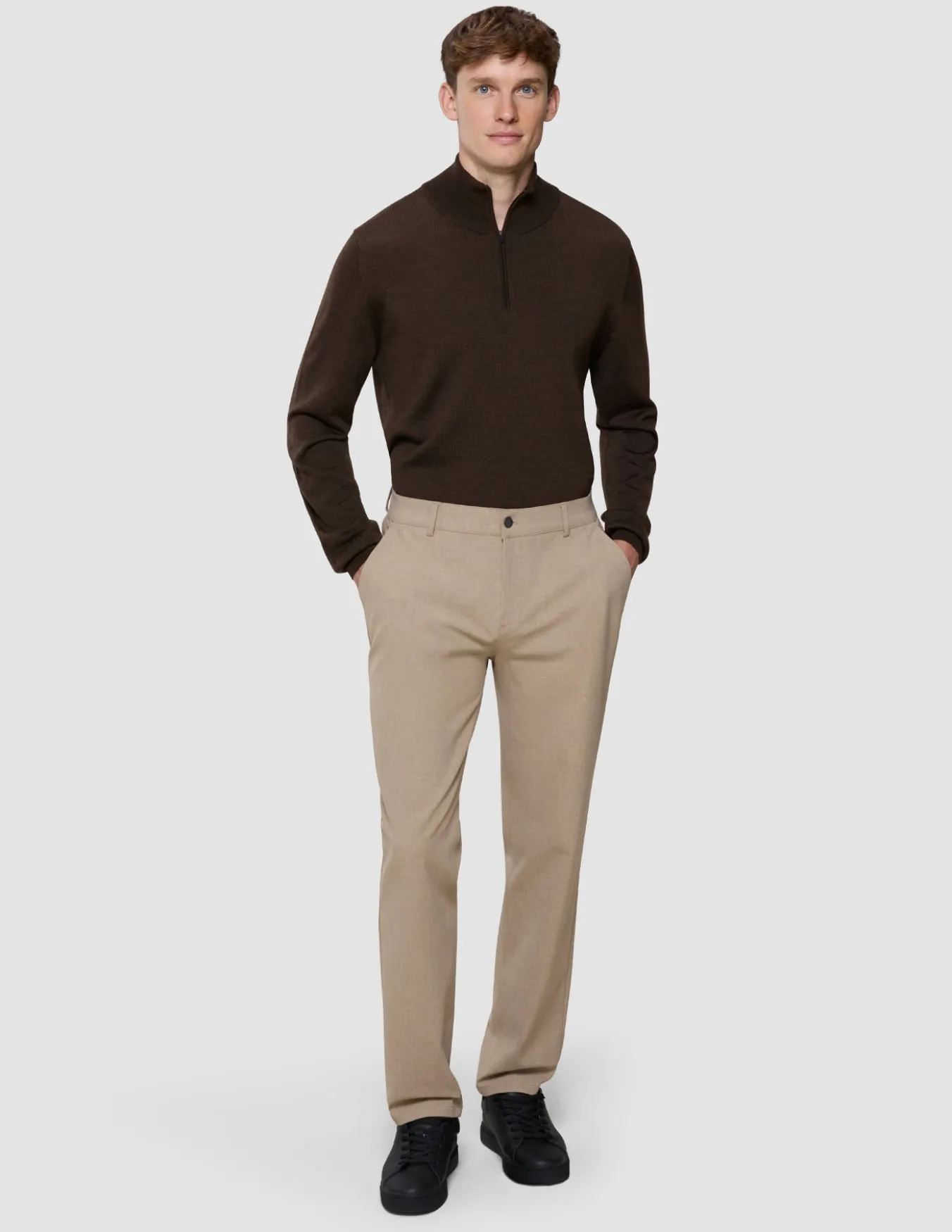 Essential Pants Regular Sand Grain