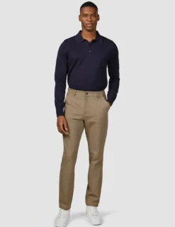 Essential Pants Regular Vintage Brown Melange