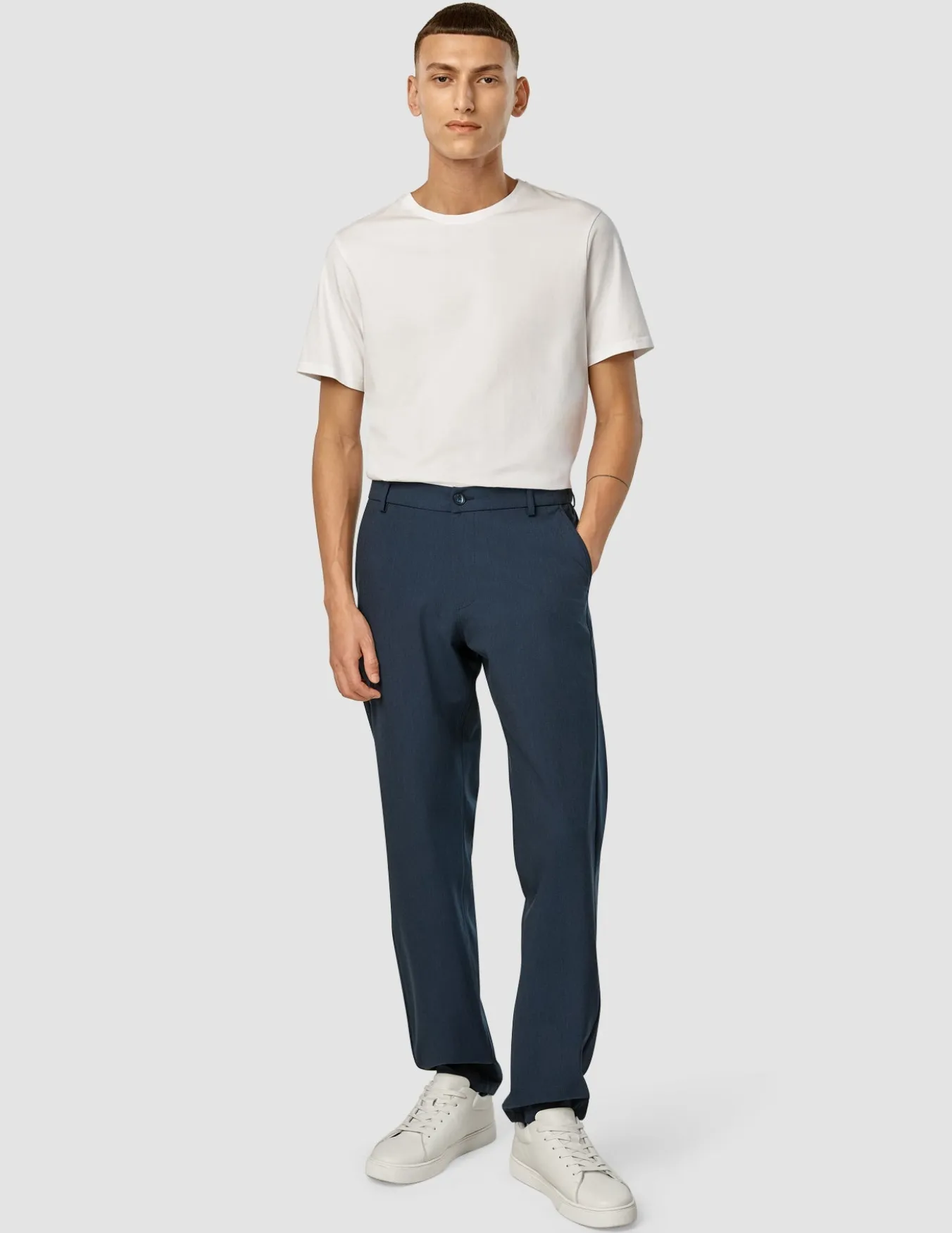 Essential Pants Relaxed Fit Navy Melange