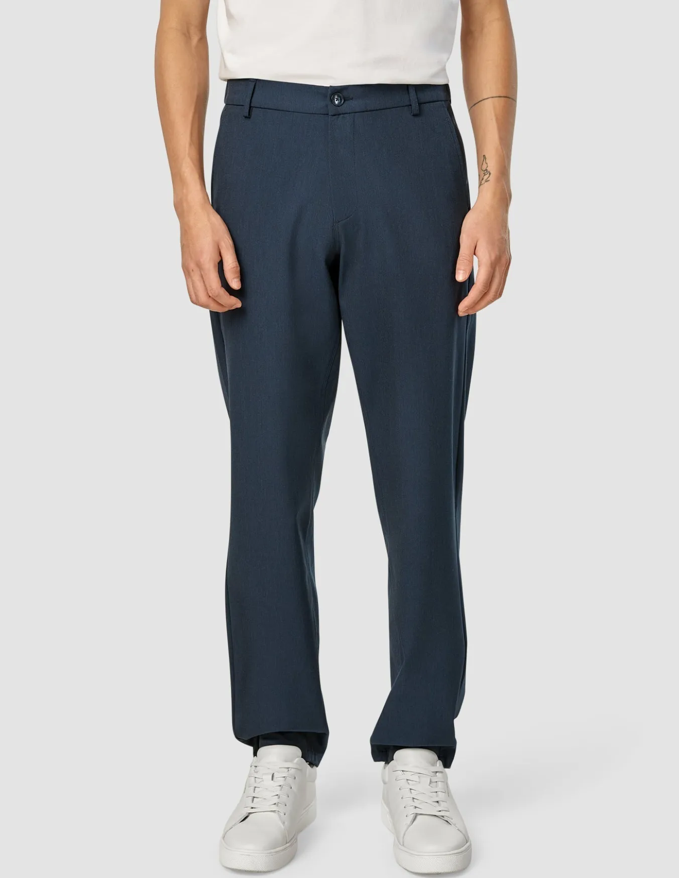 Essential Pants Relaxed Fit Navy Melange