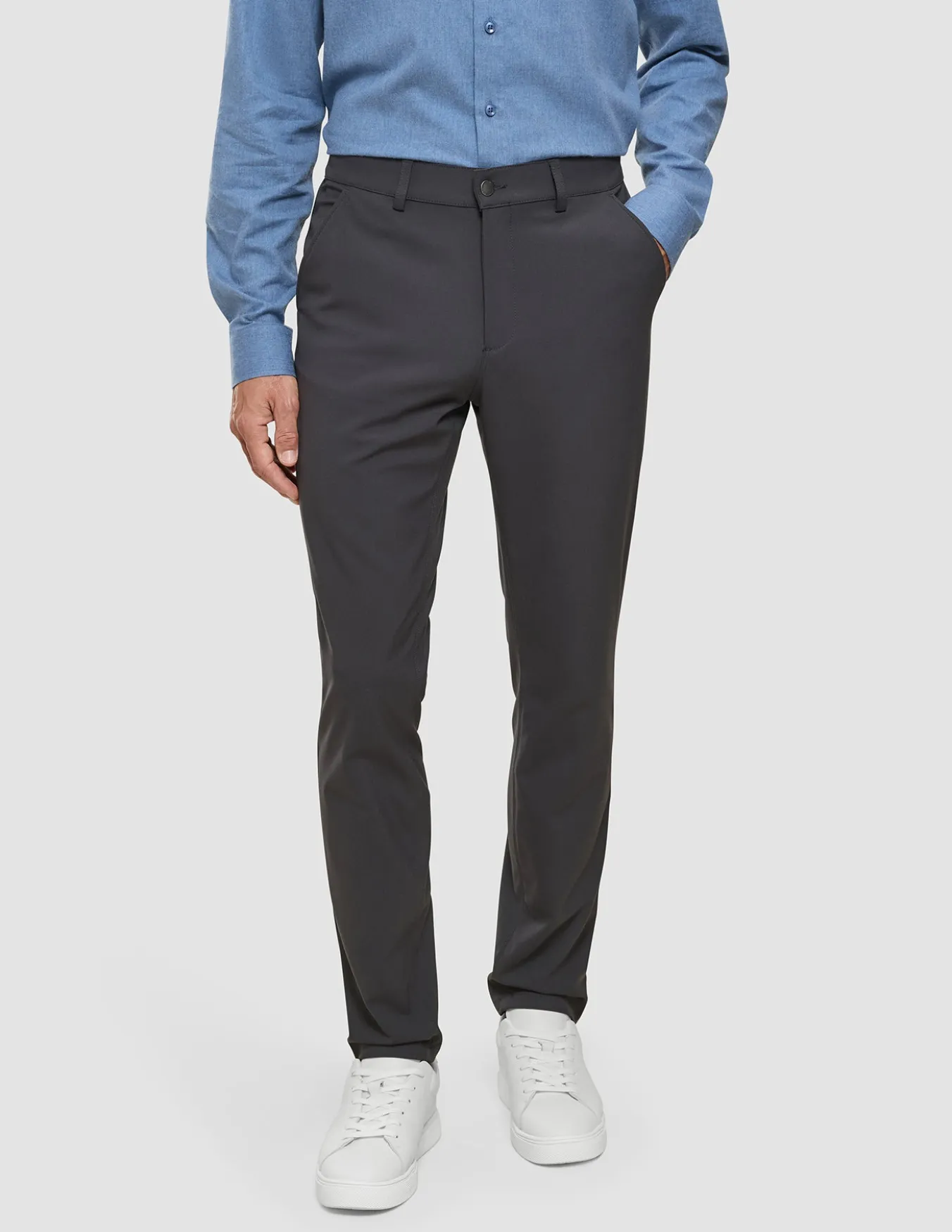 Essential Pants Slim Dark Shadow