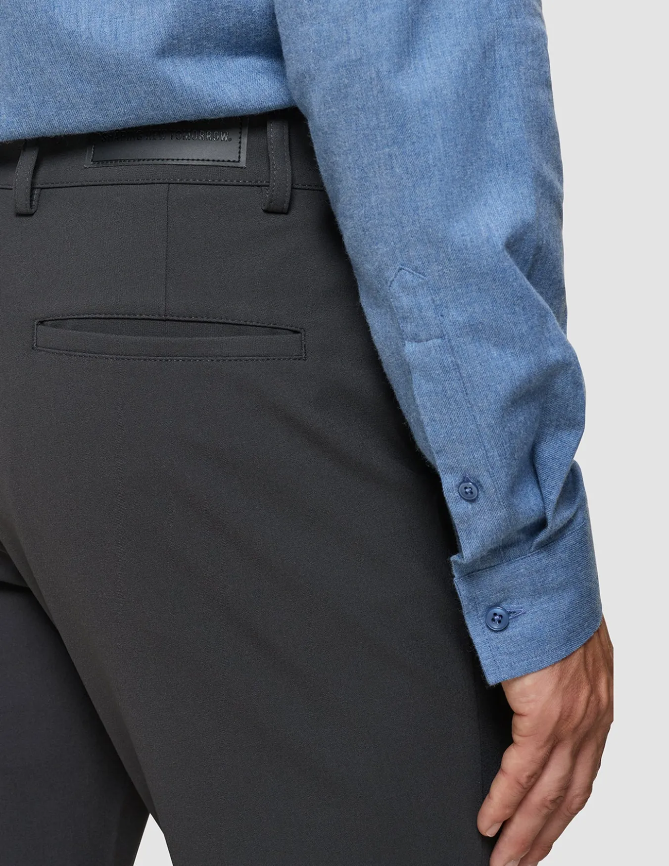 Essential Pants Slim Dark Shadow