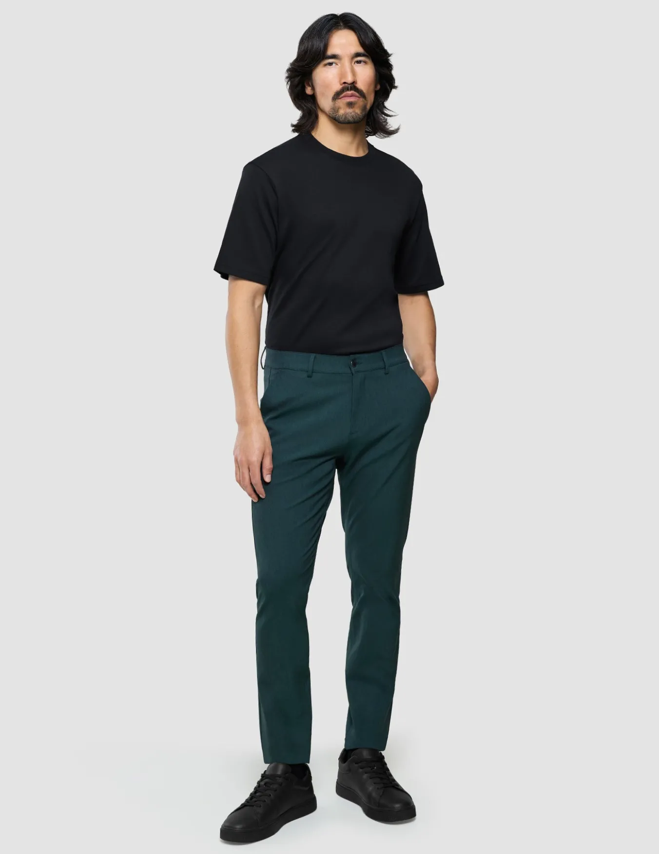 Essential Pants Slim Pine Green