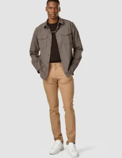 Essential Pants Slim Sand Melange