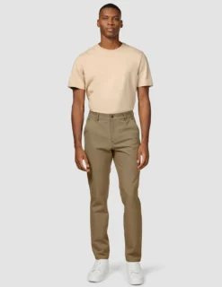 Essential Pants Slim Vintage Brown Melange