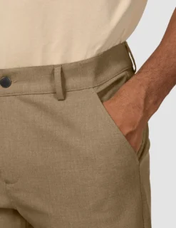 Essential Pants Slim Vintage Brown Melange