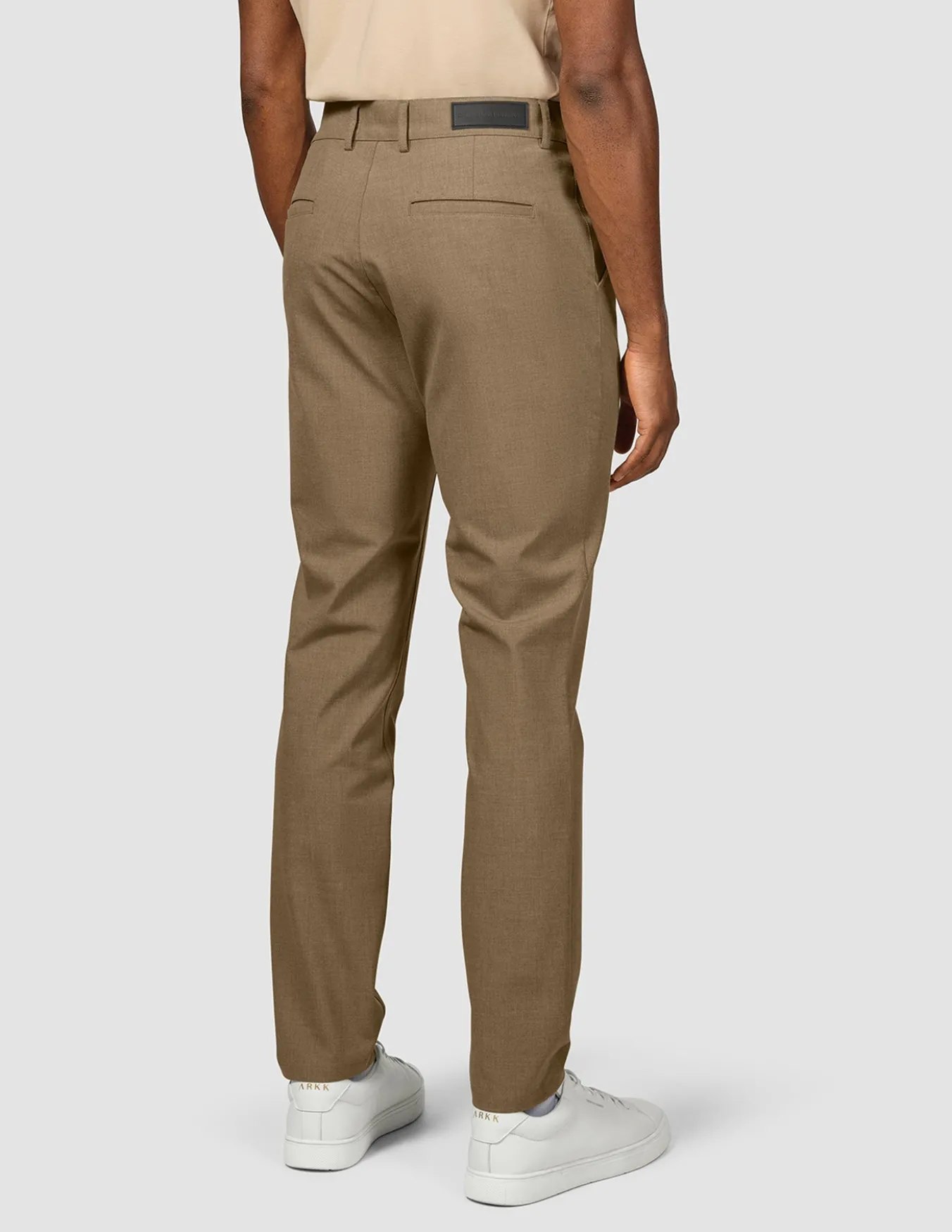 Essential Pants Slim Vintage Brown Melange