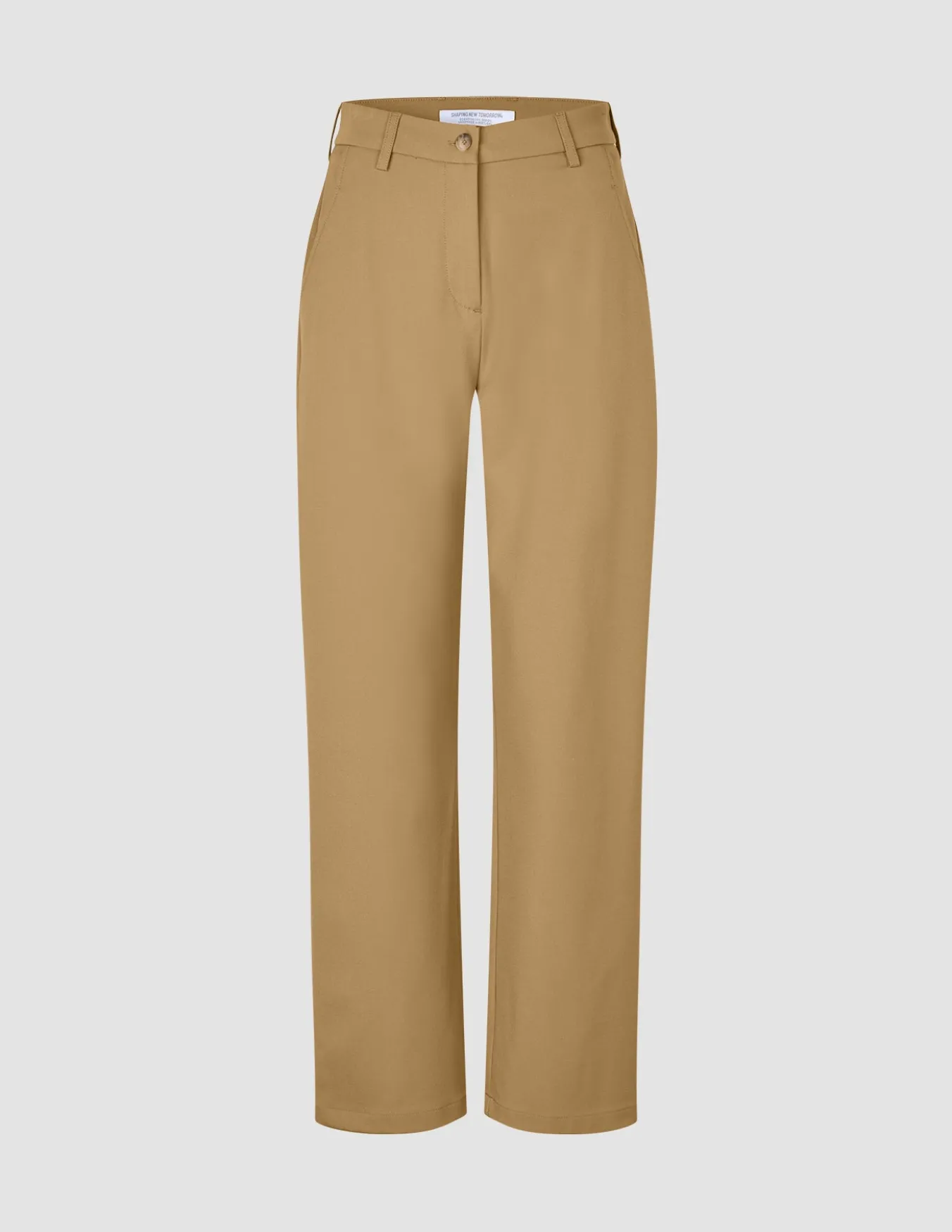 Essential Pants Straight Caramel