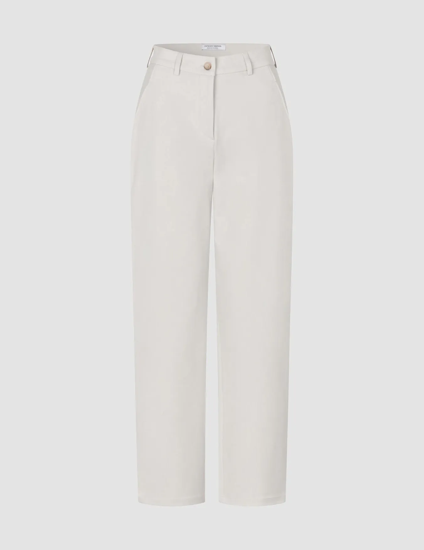 Essential Pants Straight Off White