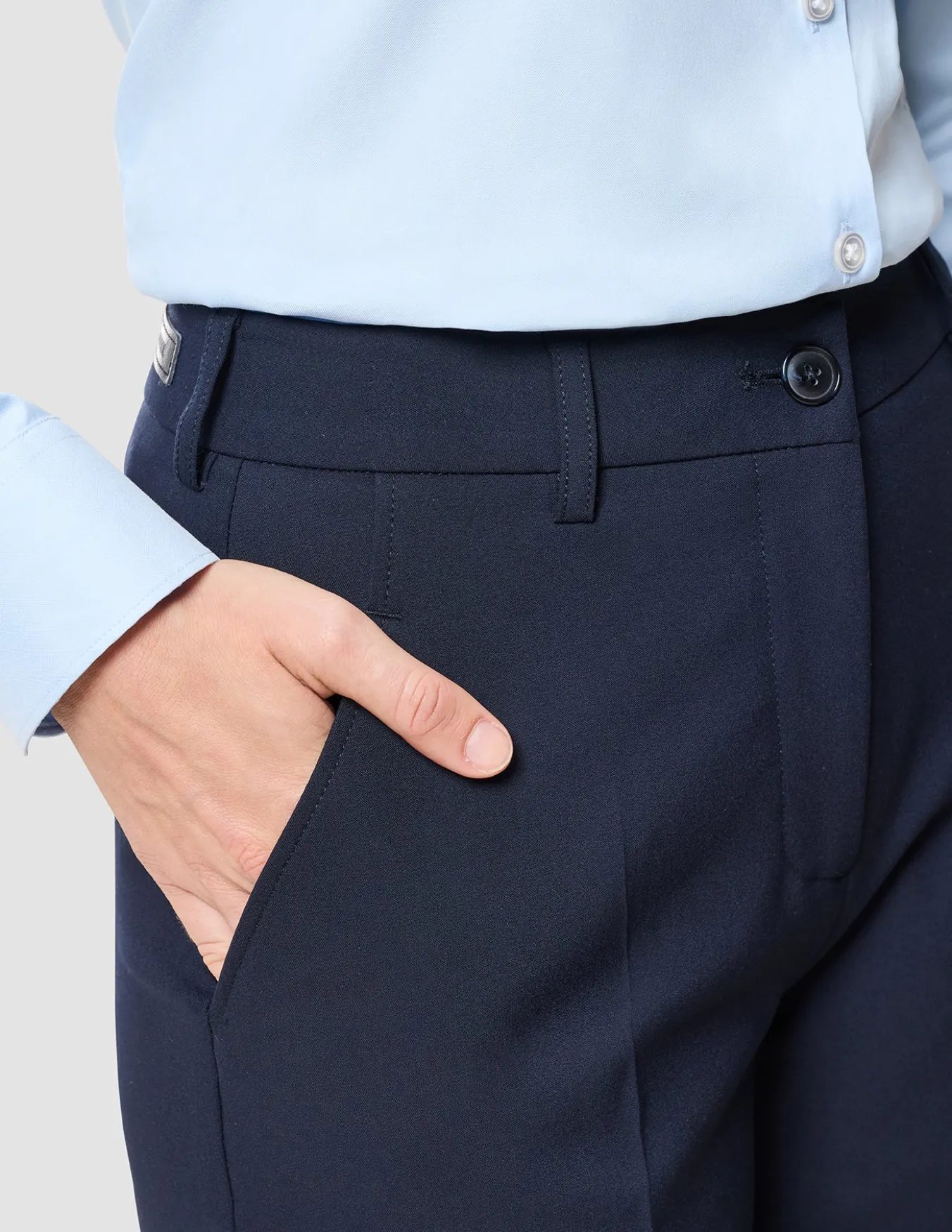 Essential Pants Tapered Midnight Blue