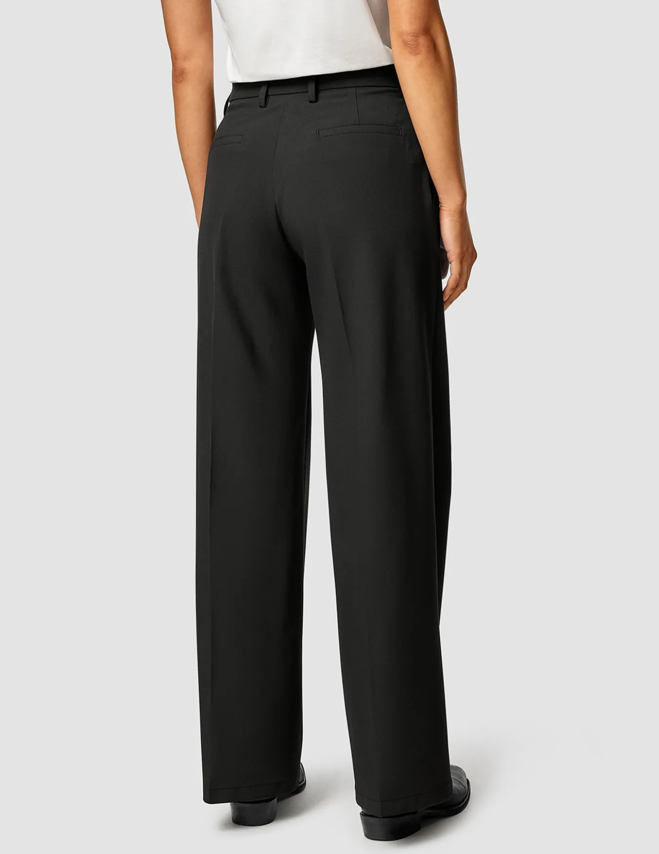 Essential Pants Wide Black