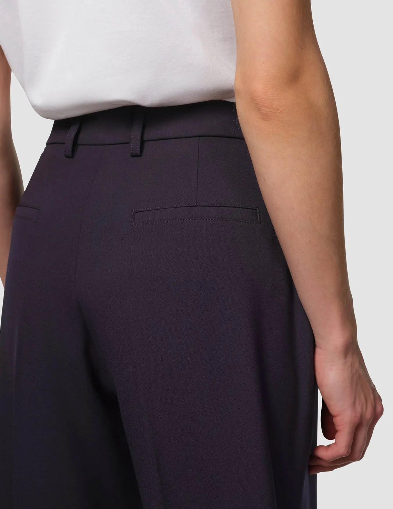 Essential Pants Wide Midnight Blue