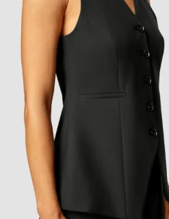 Essential Set Long Vest & Wide Pants