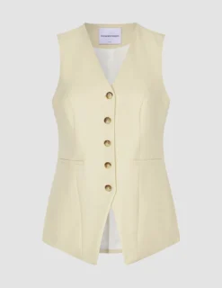 Essential Set Long Vest & Wide Pants