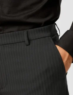 Essential Suit Asphalt Pinstripe