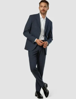 Essential Suit Dark Blue Check