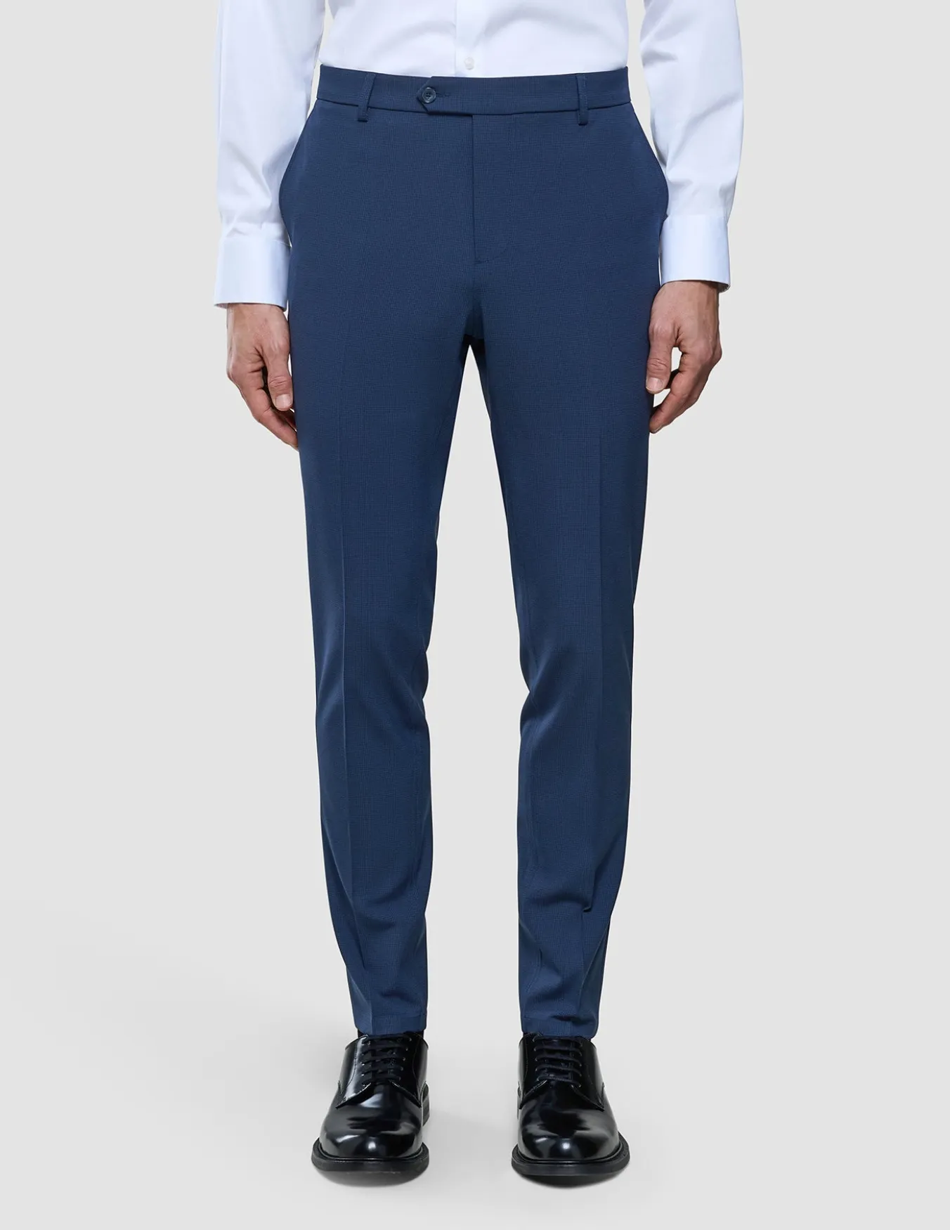 Essential Suit Navy Checks