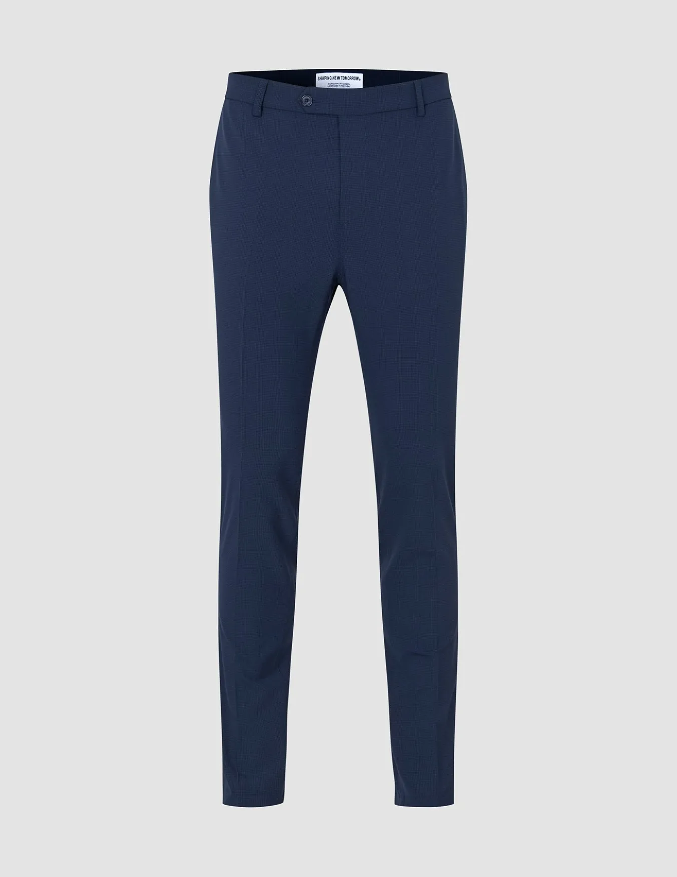Essential Suit Navy Checks