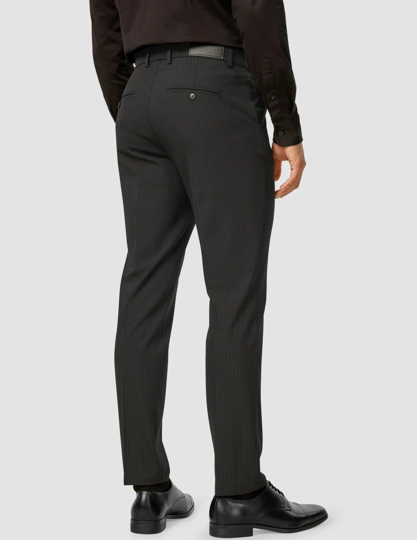 Essential Suit Pants Regular Asphalt Pinstripe