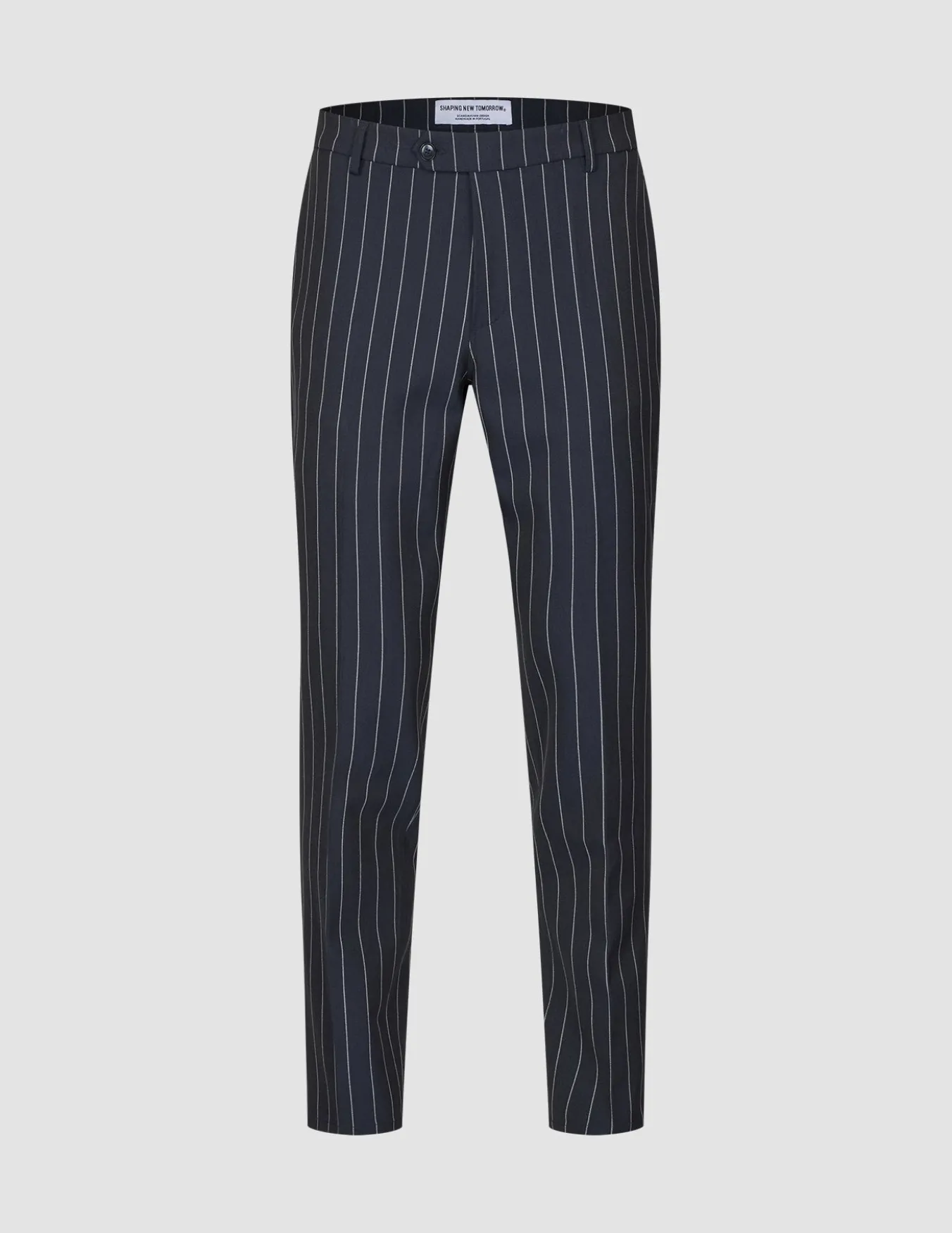 Essential Suit Pants Regular Navy Stripes