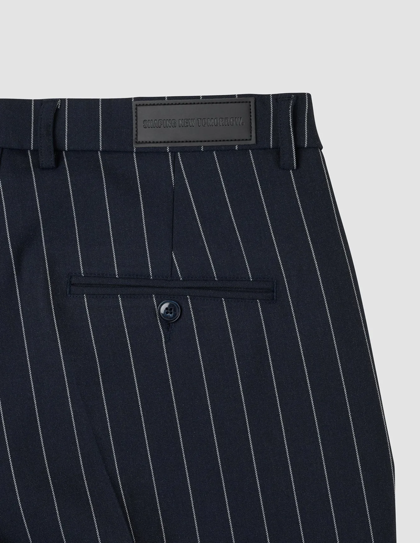 Essential Suit Pants Regular Navy Stripes
