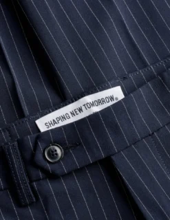 Essential Suit Pants Regular Navy Pinstripe