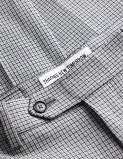 Essential Suit Pants Regular Duo Check Blue