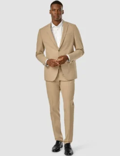 Essential Suit Pants Regular Sand Grain