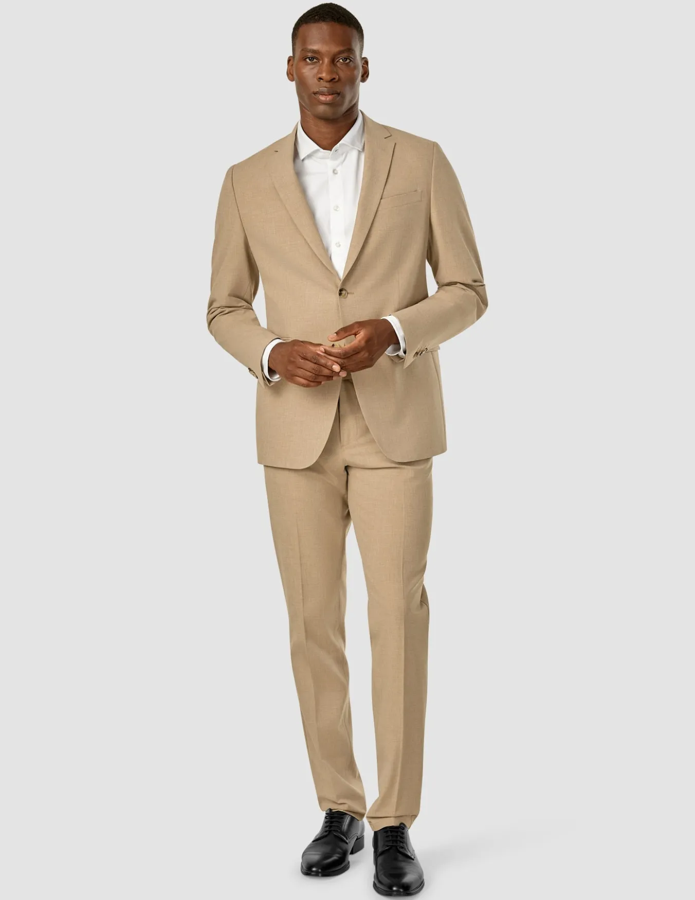 Essential Suit Pants Regular Sand Grain