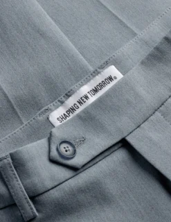 Essential Suit Pants Regular Light Blue Melange