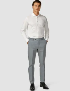 Essential Suit Pants Regular Light Blue Melange