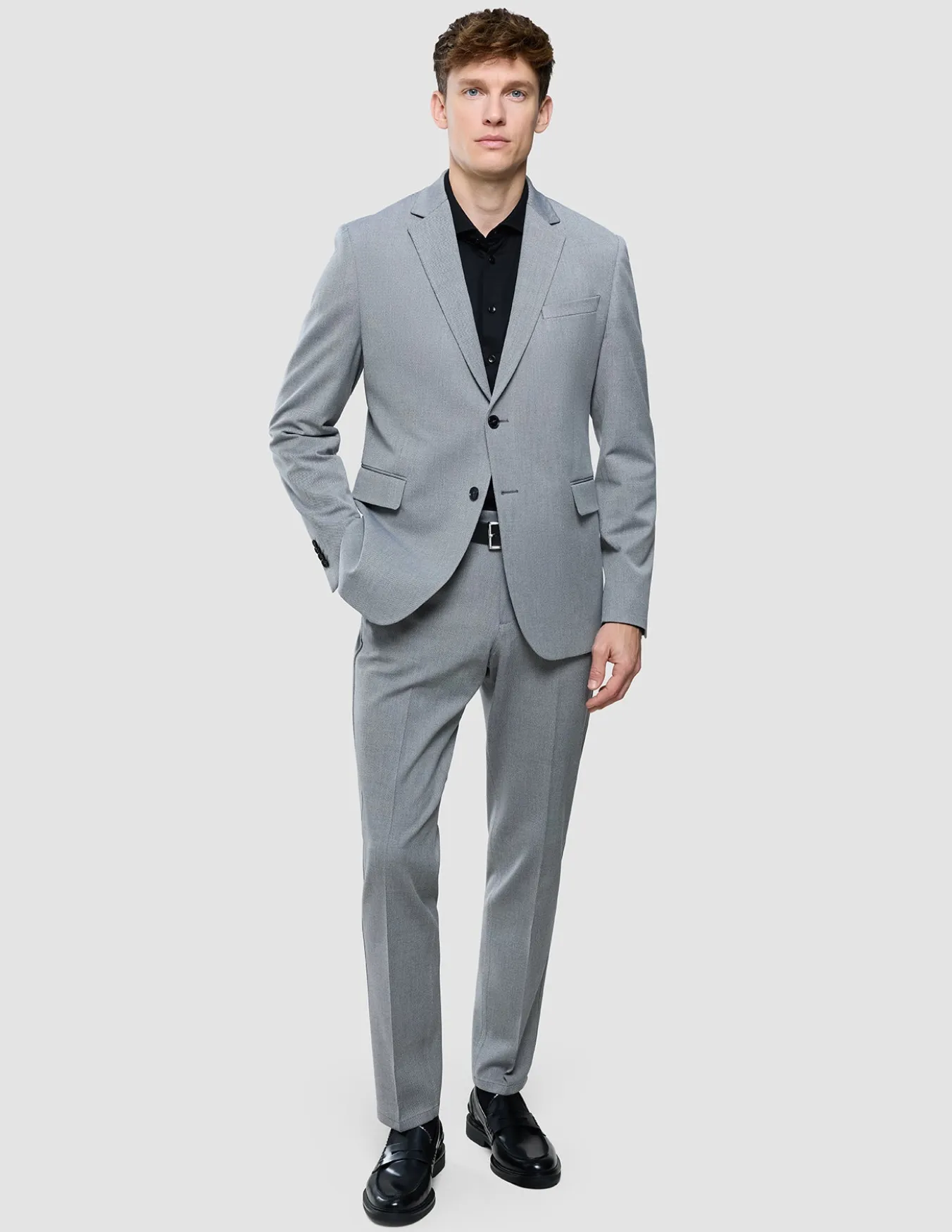 Essential Suit Pants Regular Ash Twill