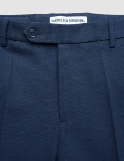 Essential Suit Pants Regular Navy Checks