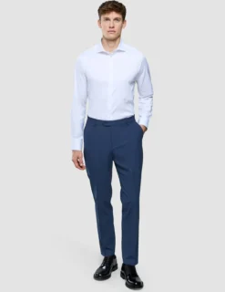 Essential Suit Pants Regular Navy Checks