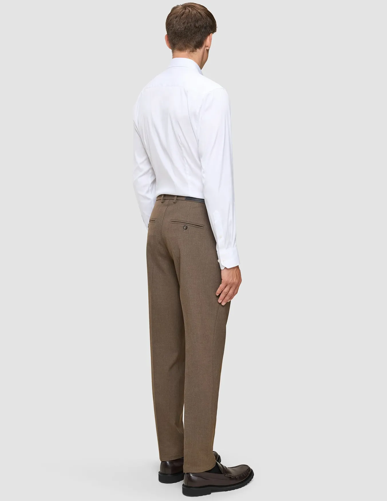 Essential Suit Pants Regular Saddle Brown Melange