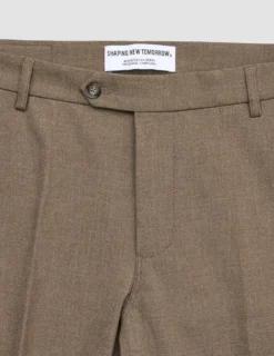 Essential Suit Pants Regular Saddle Brown Melange