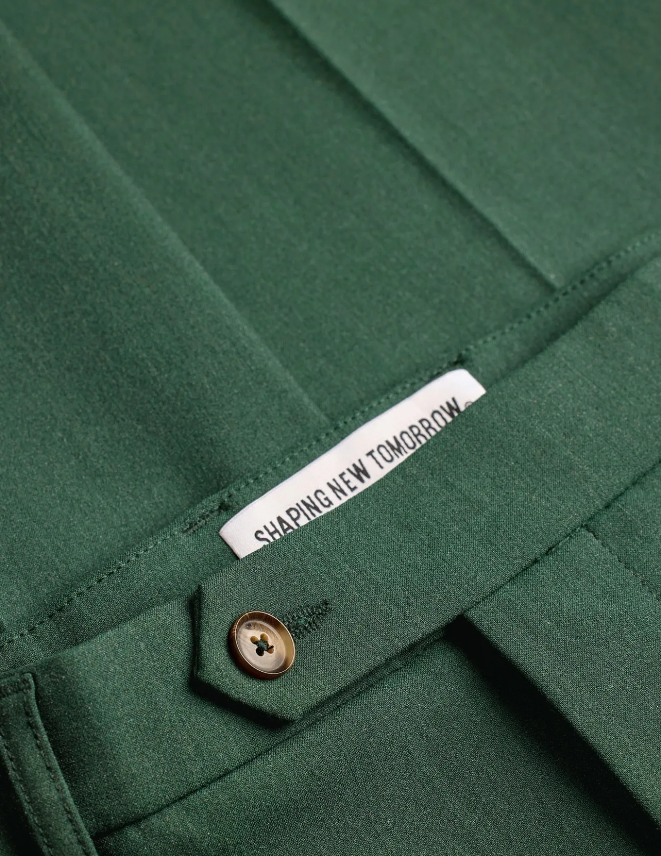 Essential Suit Pants Regular Pine Green