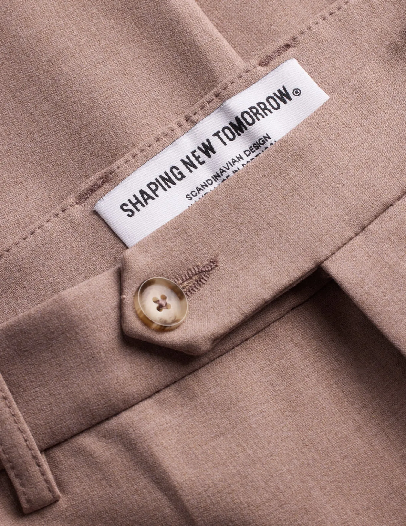 Essential Suit Pants Regular Dusty Lilac Melange
