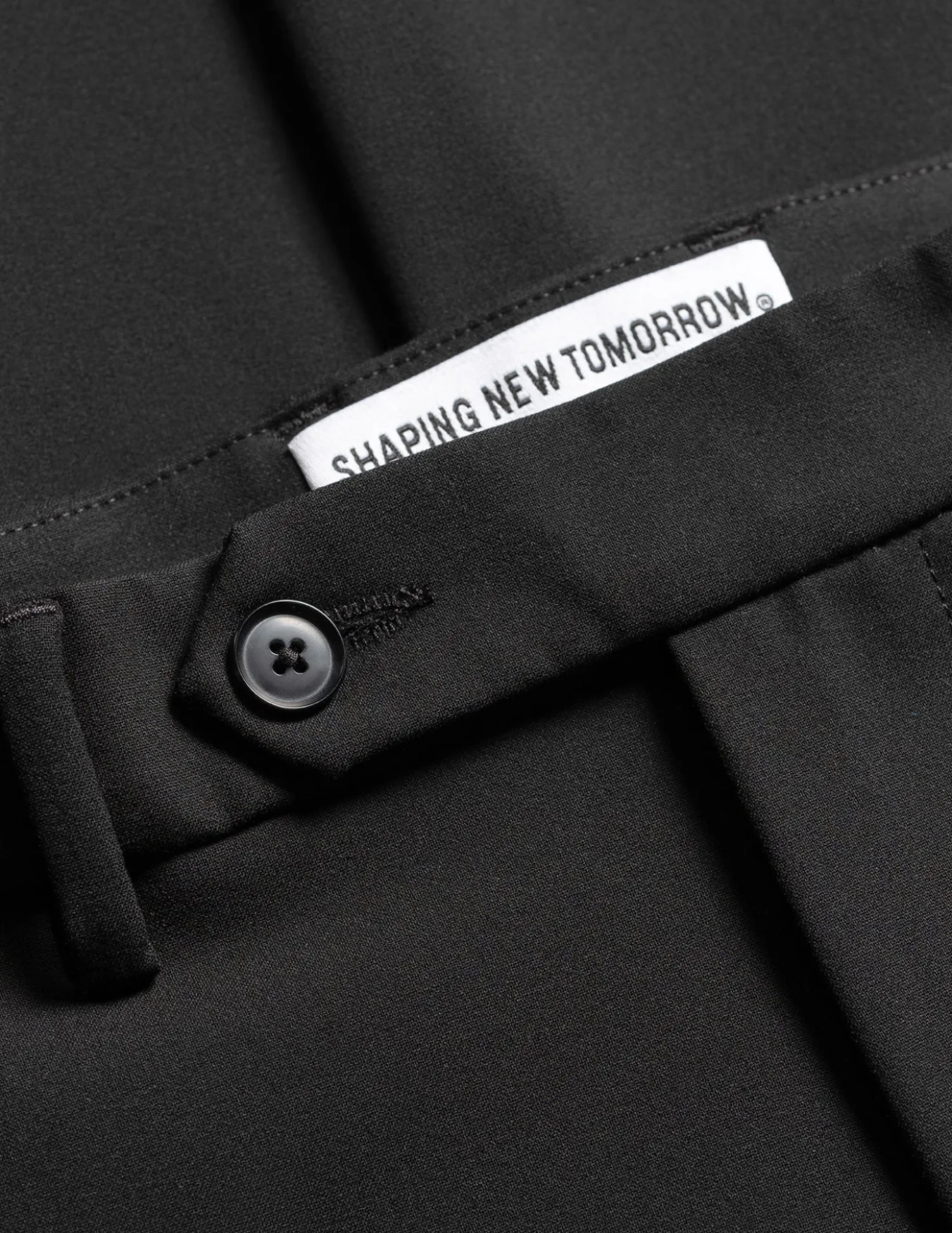 Essential Suit Pants Relaxed Fit Black