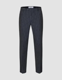 Essential Suit Pants Relaxed Fit Navy Stripes