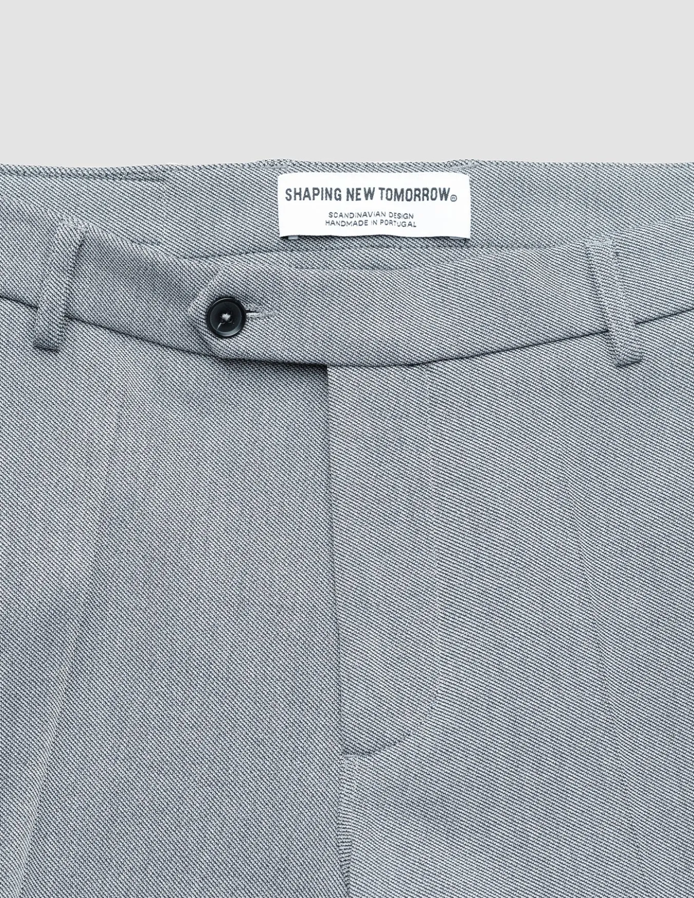 Essential Suit Pants Relaxed Fit Ash Twill