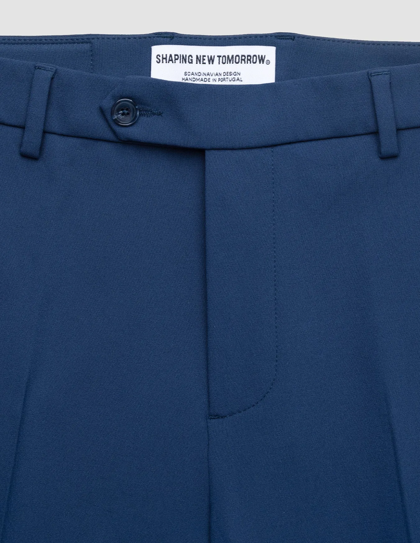 Essential Suit Pants Relaxed Fit Marine Blue